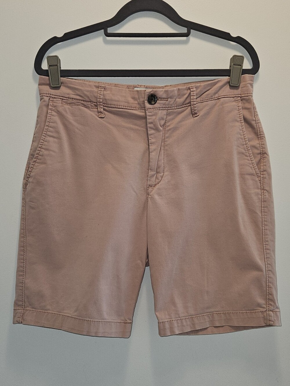 Goodfellow & Co Linden Short Men's Size 30 Dusty Pink Flat Front 9" Inseam